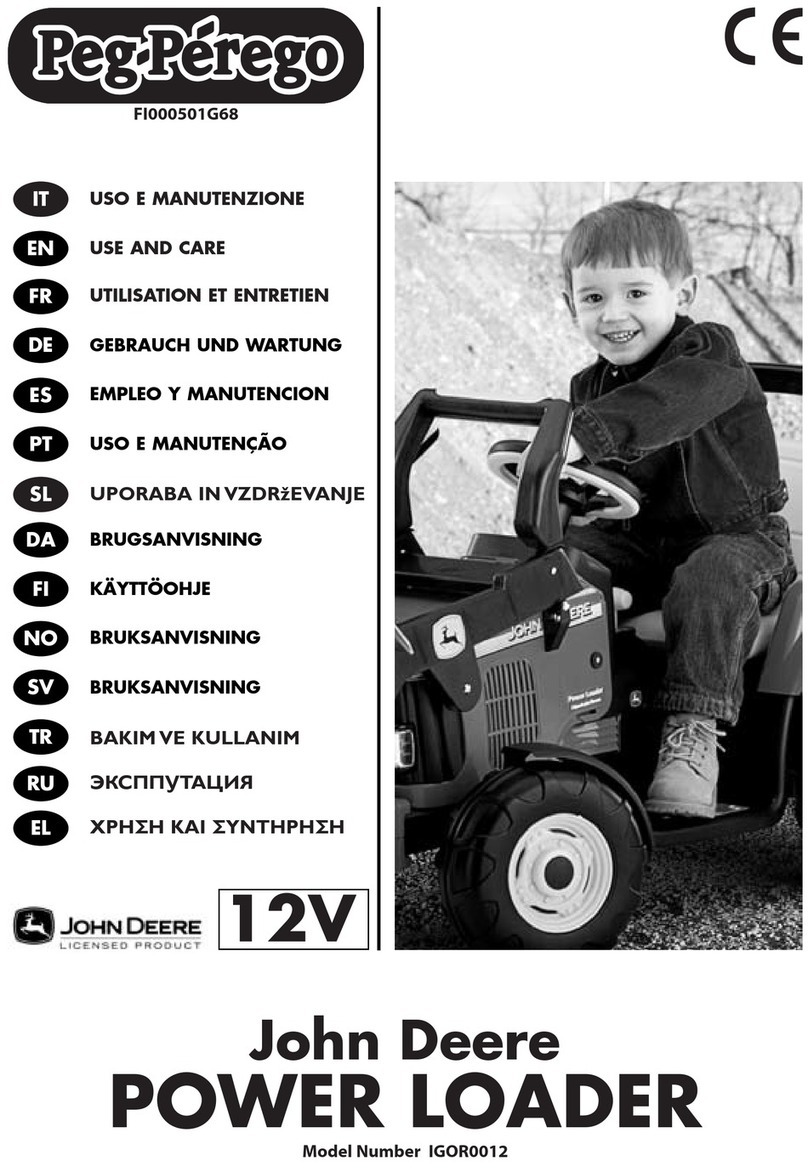 Peg-Perego John Deere IGOR0012 Installation instructions