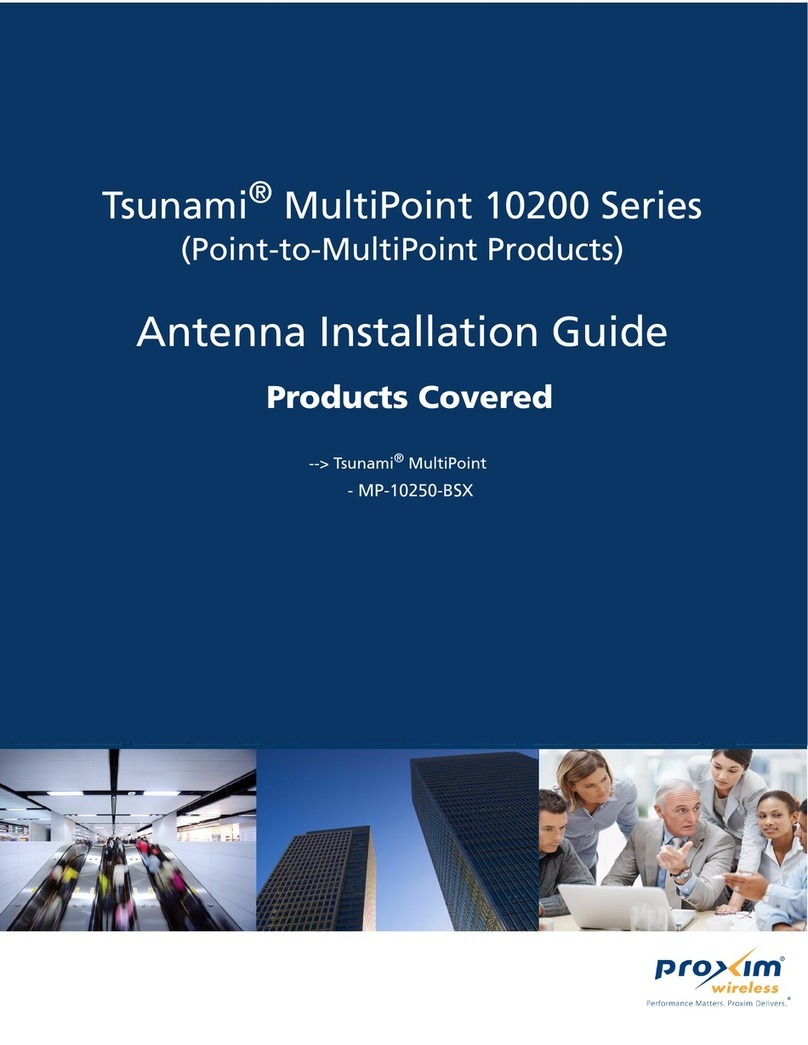Proxim Tsunami 10200 Series installation guide