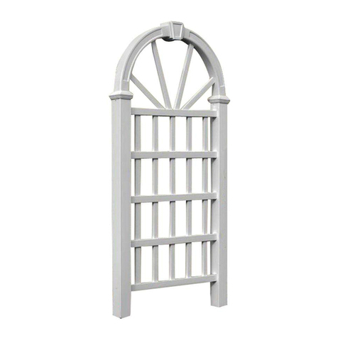 New England Arbors Hanover Trellis VA54230 Assembly instructions