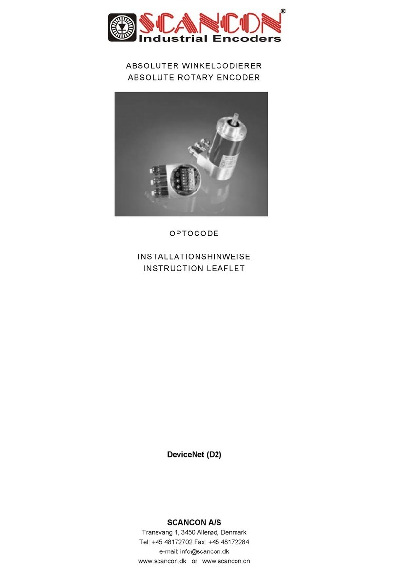 Scancon OPTOCODE Instruction leaflet