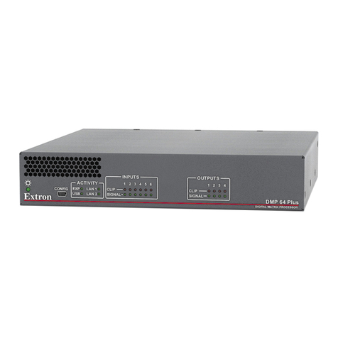 Extron electronics DMP Plus Series User manual