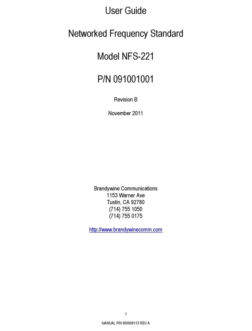 Brandywine NFS-221 User manual