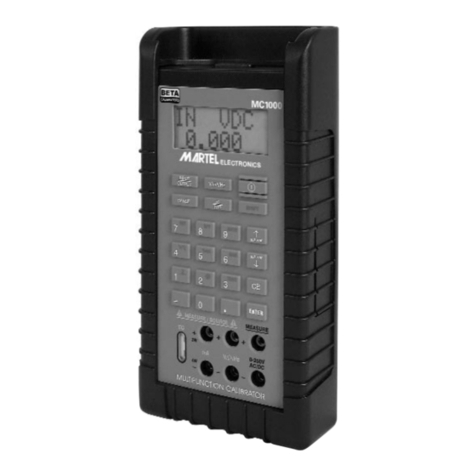 Martel MC1000 User manual Martel MC1000 User manual