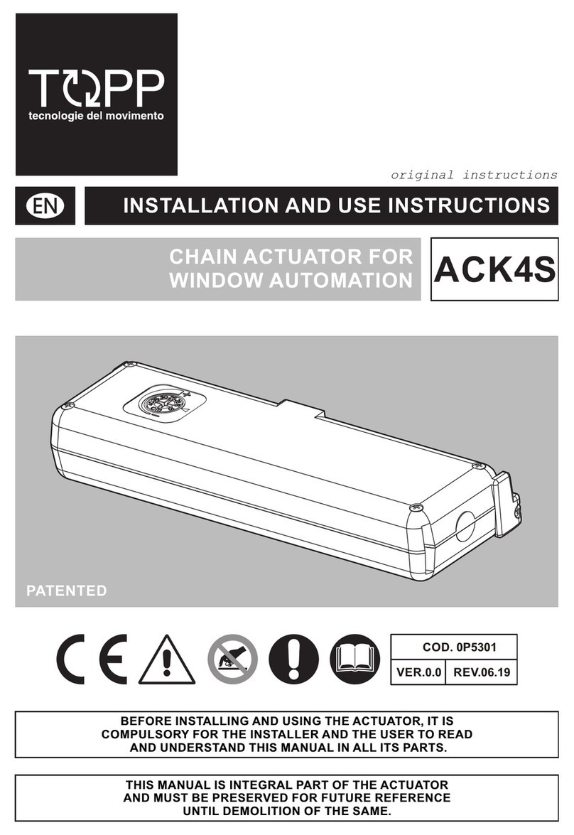 TOPP ACK4S Series Installation and use instructions