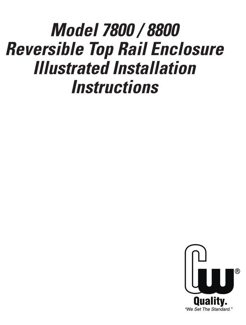 Contractors Wardrobe 7800 Illustrated Installation Instructions