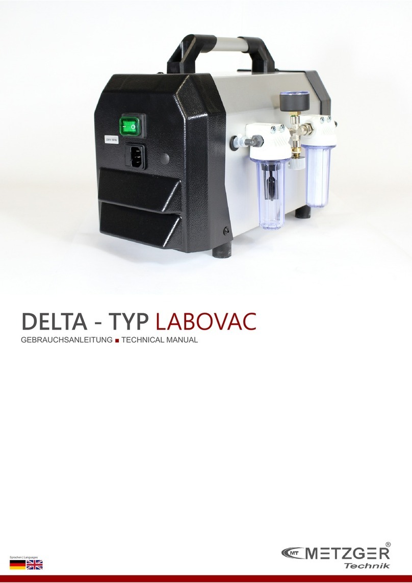 METZGER DELTA LABOVAC Technical manual