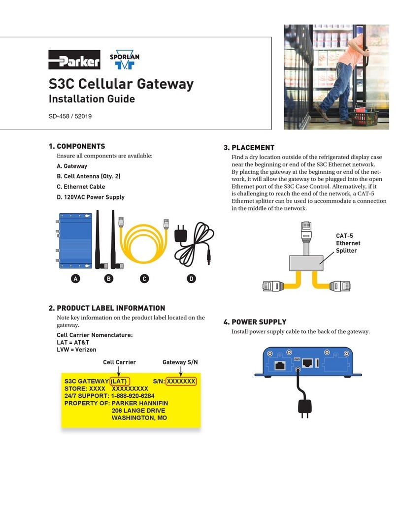 Parker Sporlan S3C User manual