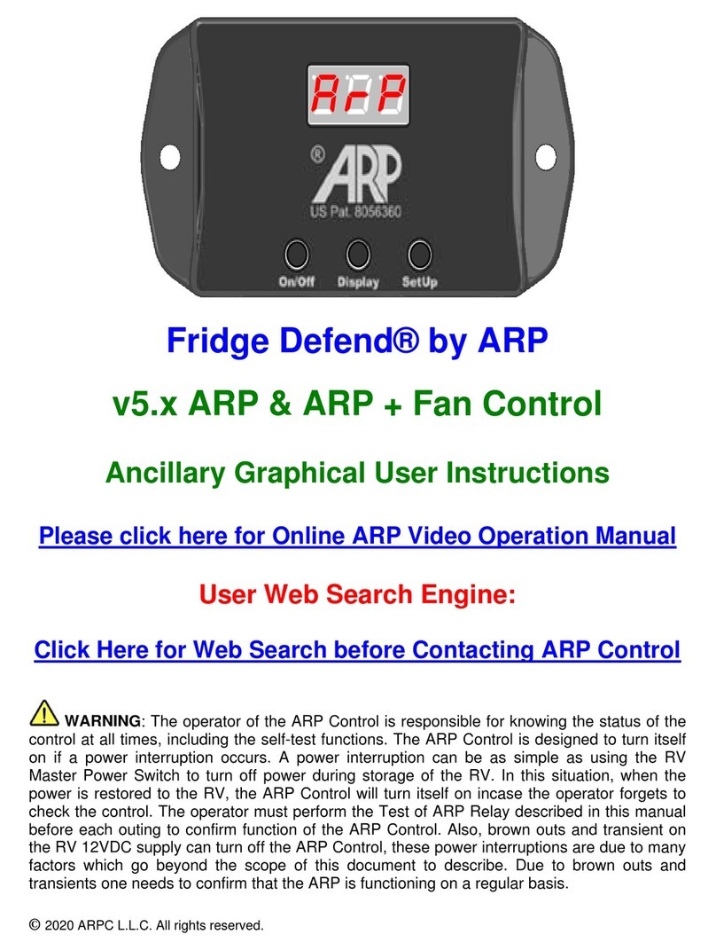 ARP Fridge Defend User manual