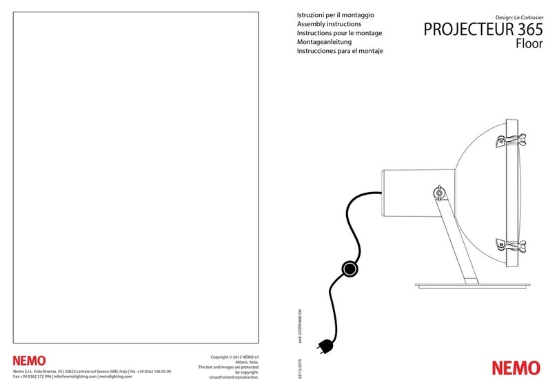 Nemo PROJECTEUR 365 User manual