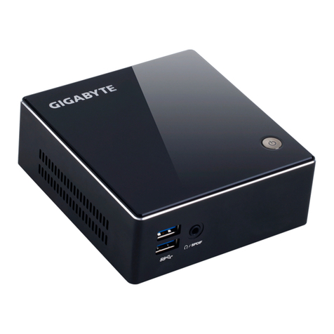 Gigabyte BRIX S GB-BXCEH-2955 quick start guide