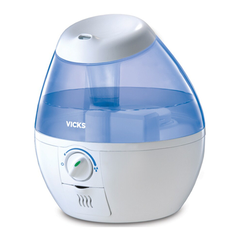 Vicks Mini CoolMist VUL520 Series User manual