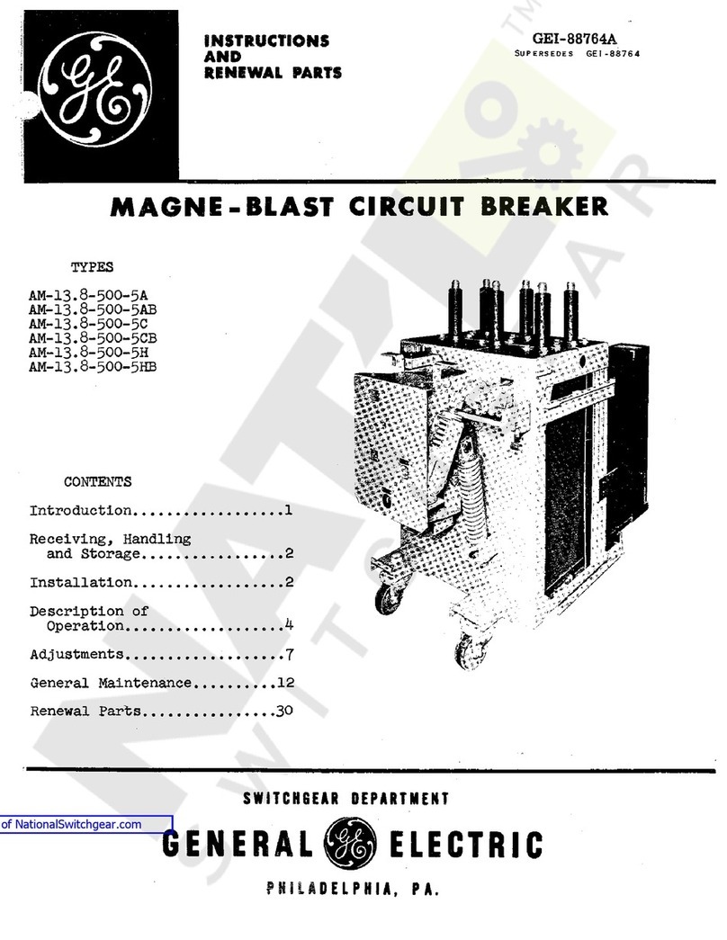 GE AM-13.8-500-5A User manual GE AM-13.8-500-5A User manual