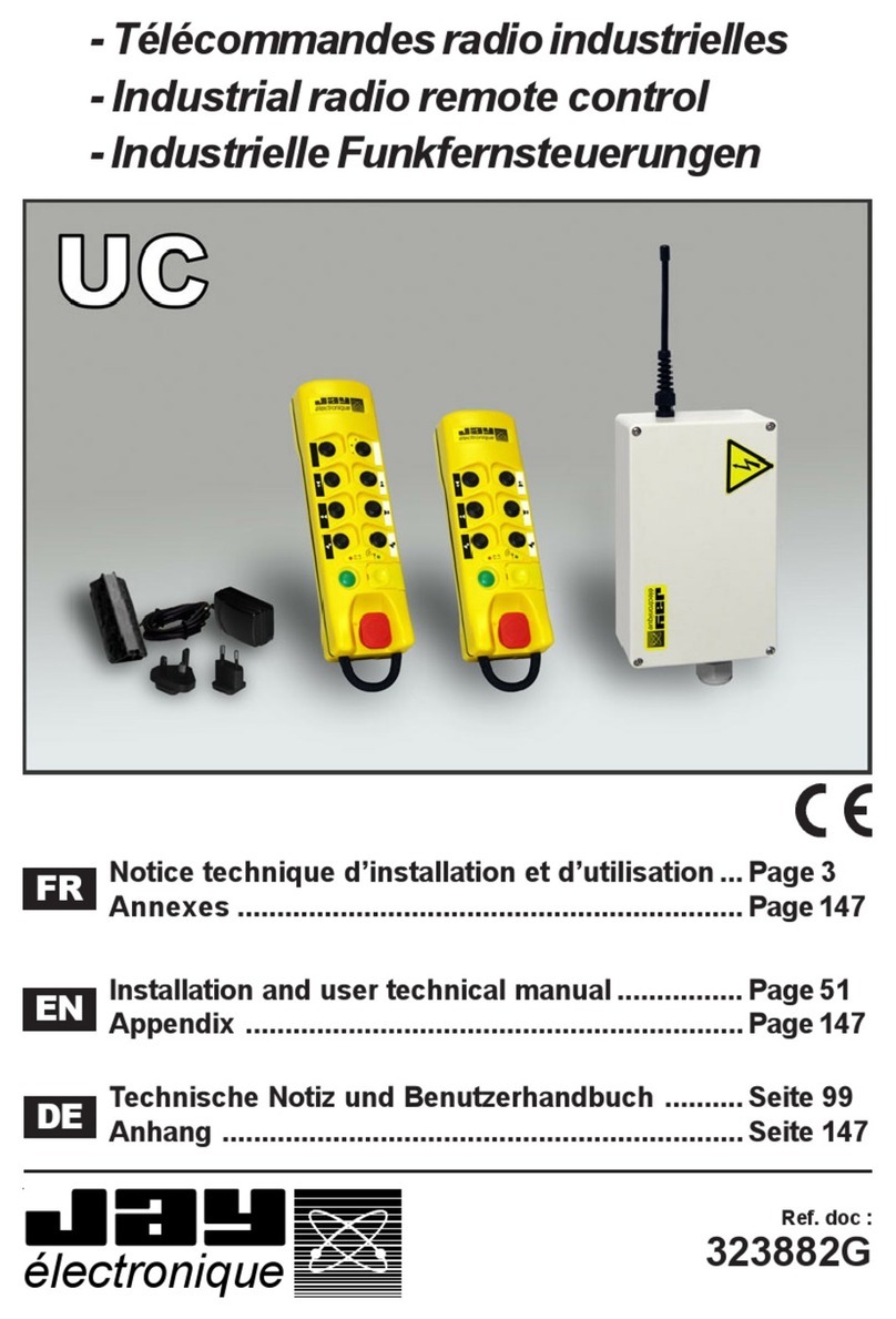 Jay electronique UC 323882G User manual