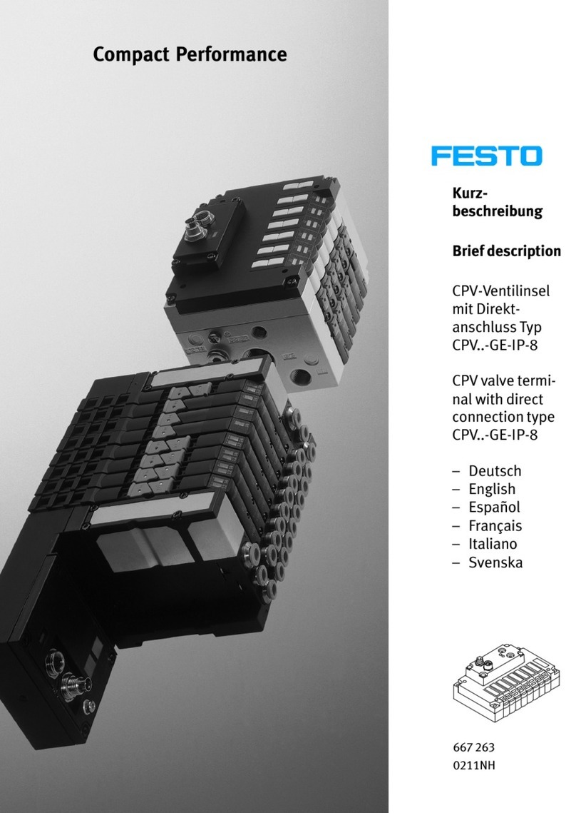 Festo Compact Performance CPV GE-IP-8 Series Parts list manual