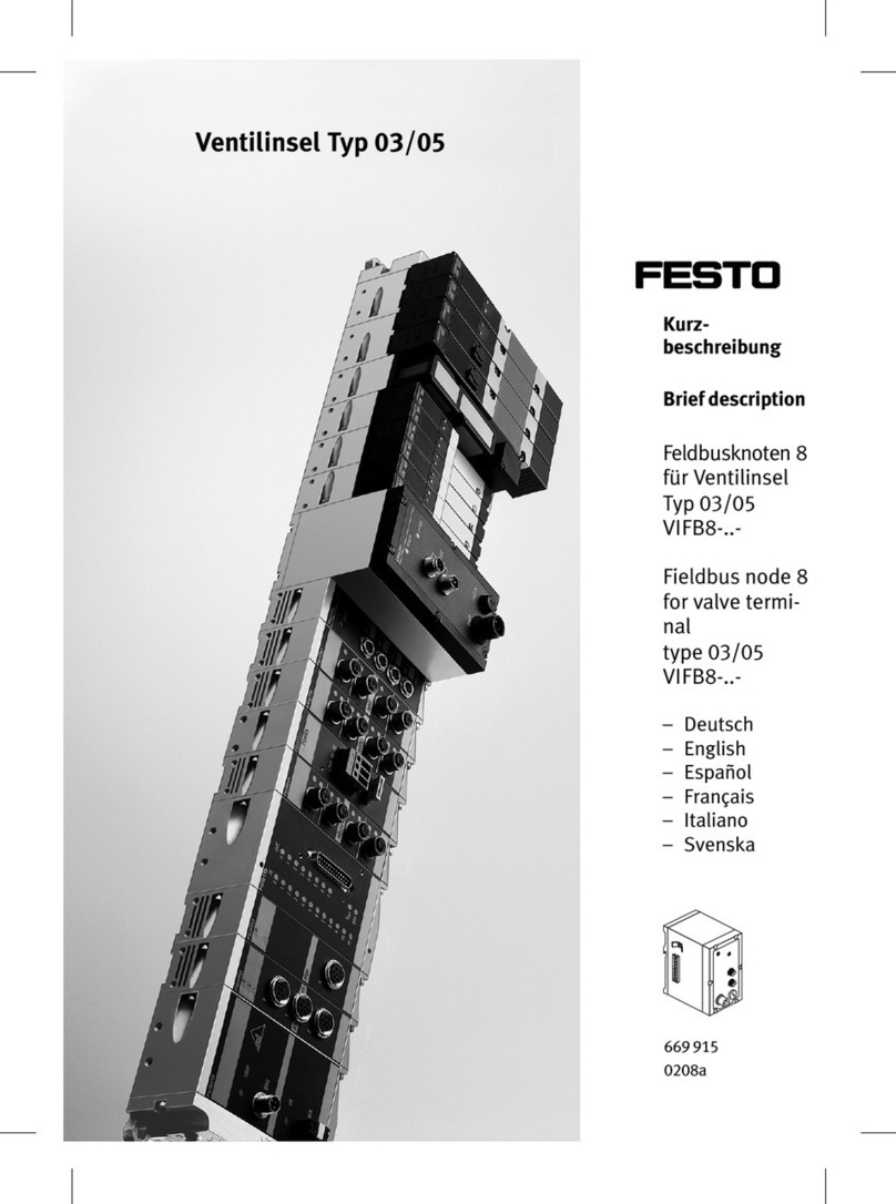 Festo VIFB8-03 Series Parts list manual