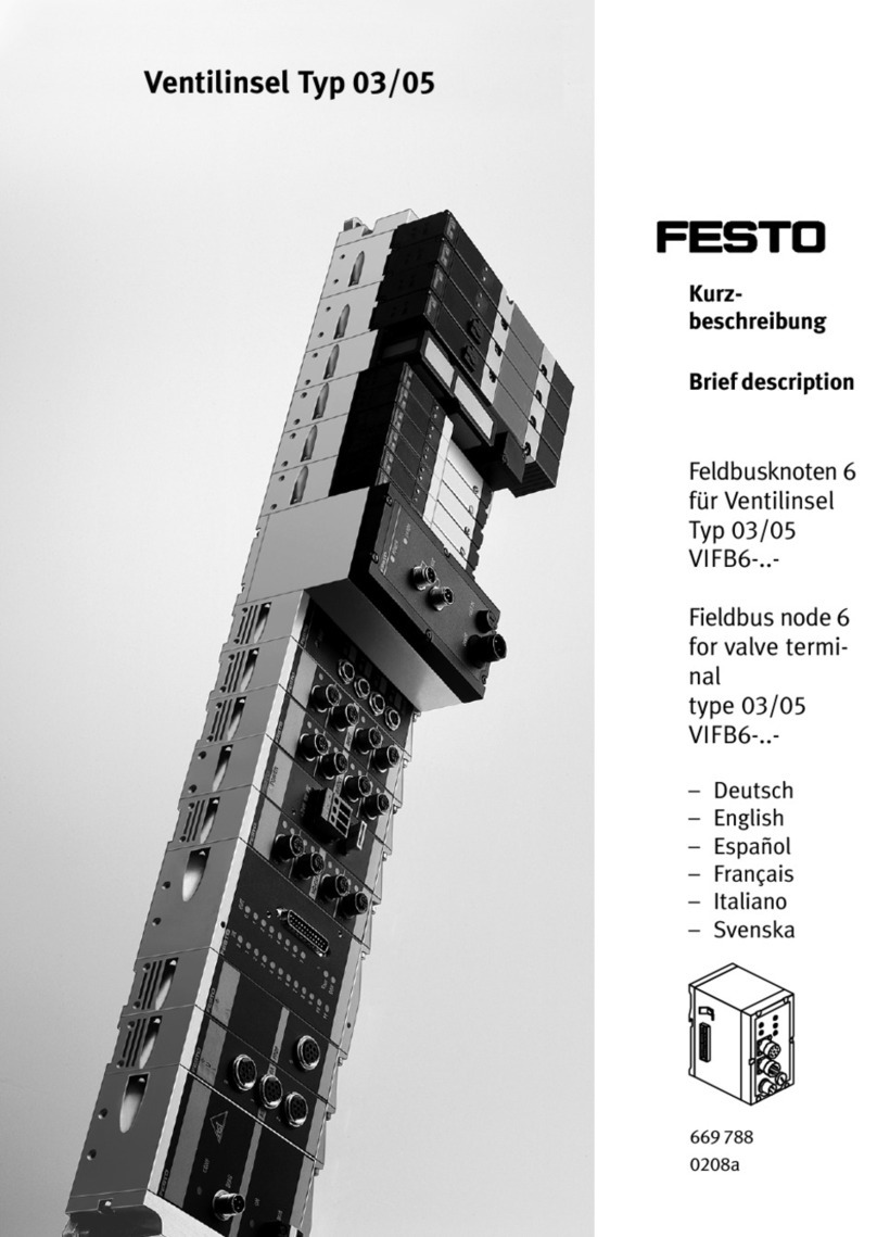 Festo VIFB6-03 Series Parts list manual