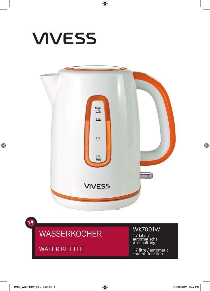 VIVESS WK7001W manual