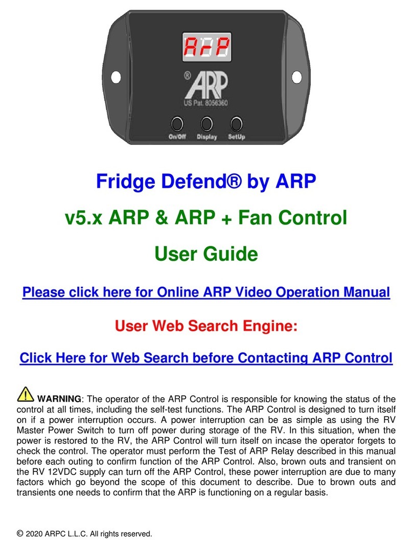 ARP Fridge Defend User manual