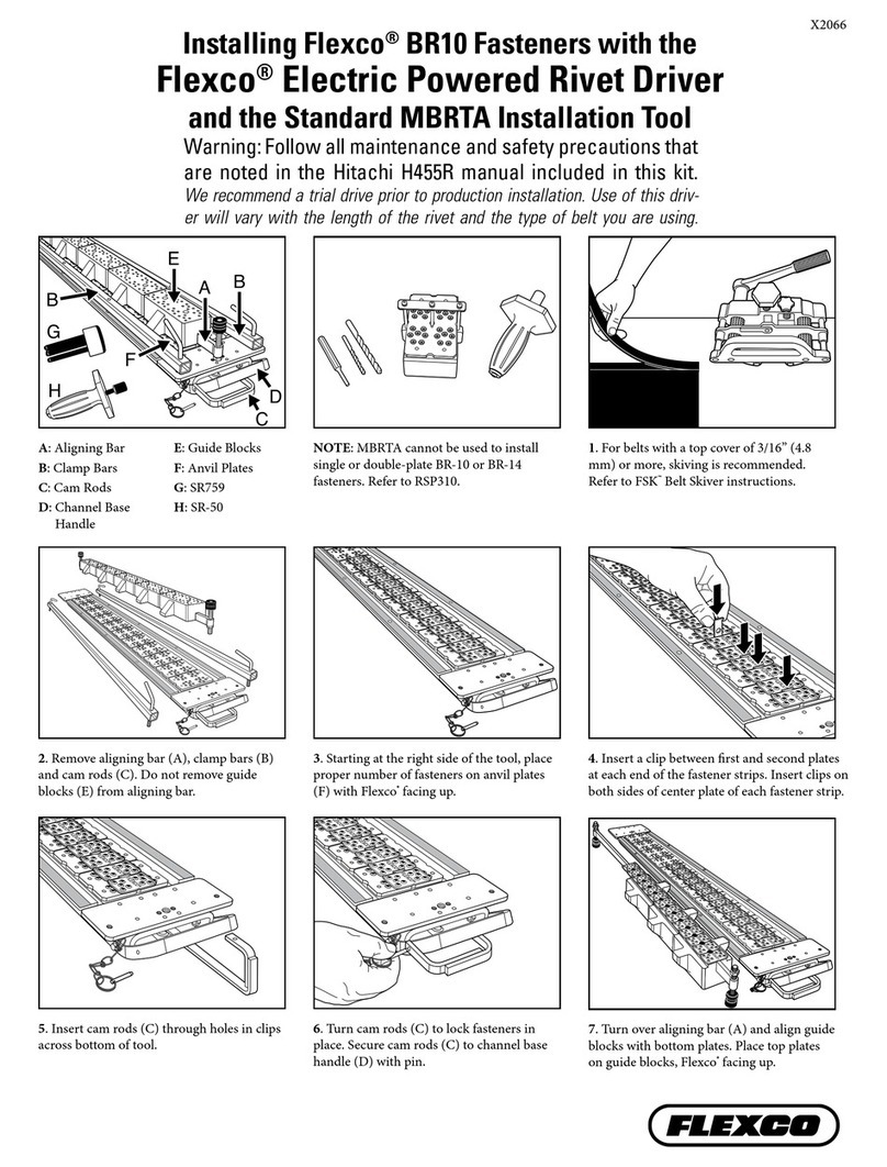 Flexco BR10 Instruction Manual