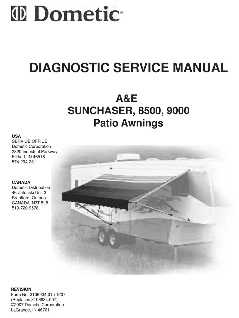 Dometic A&E Systems Sunchaser Service manual