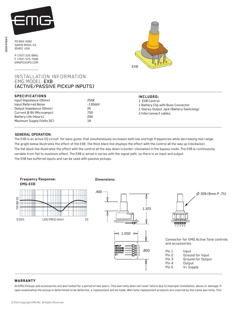 EMG EXB Installation information