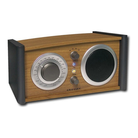 Crosley COMET CR-220 User manual