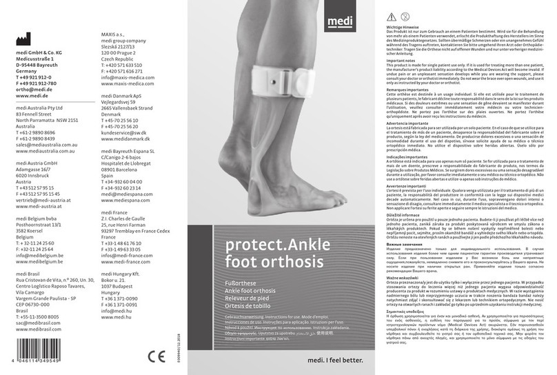 medi protect.Ankle foot orthosis Instructions for use medi protect.Ankle foot orthosis Instructions for use