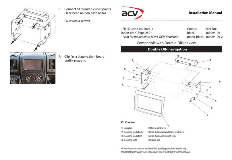 ACV 381094-29-1 installation manual