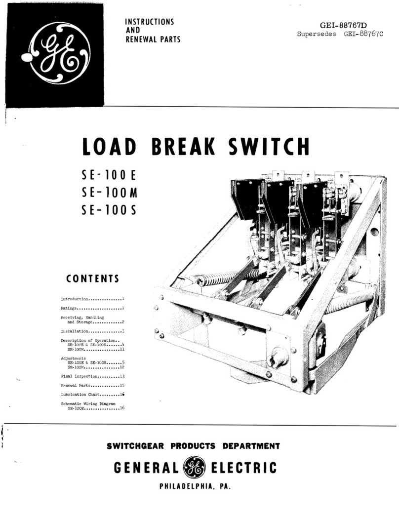 GE SE-100E User manual