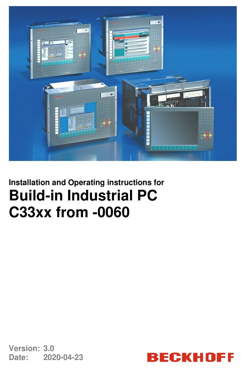 Beckhoff C33-0060 Series User manual