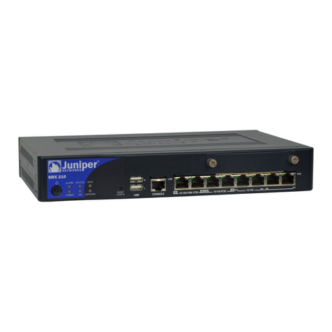 Juniper SRX 210 User manual
