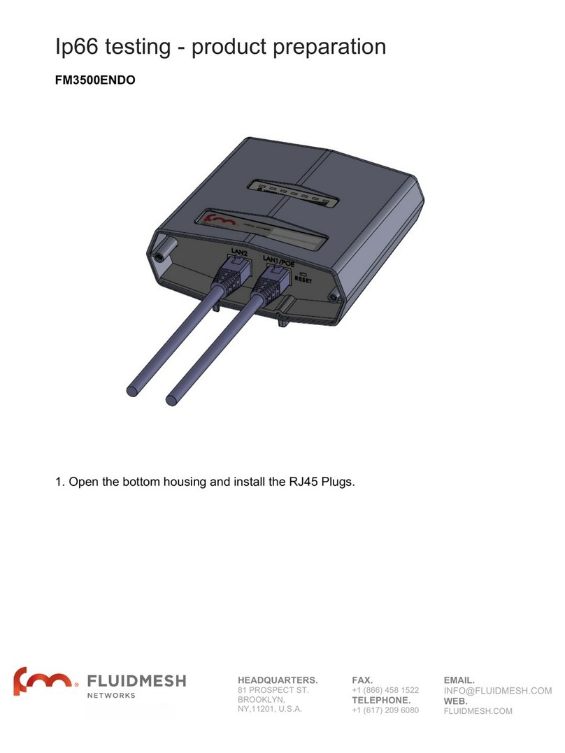 Fluidmesh FM3500ENDO User manual