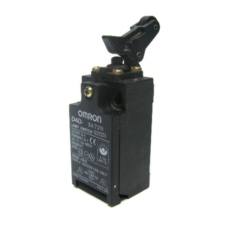 Omron D4D-R Series User manual