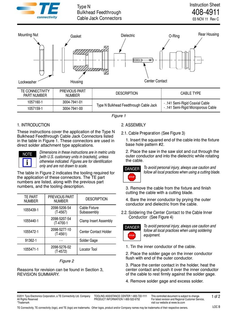 TE Connectivity Type N quick start guide