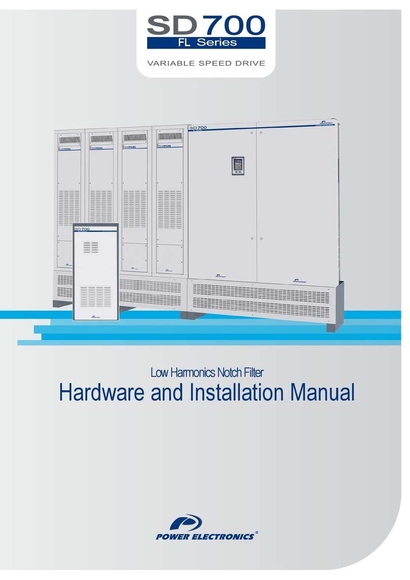 Power Electronics SD700FL Series Hardware and installation manual Power Electronics SD700FL Series Hardware and installation manual