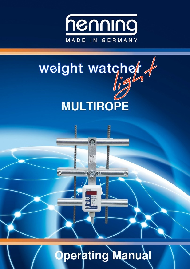 HENNING MultiRope Series operating manual