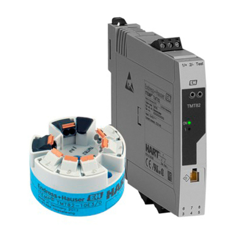 Endress+Hauser iTEMP Safety instructions