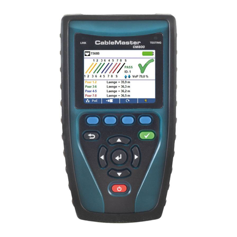 Psiber CableMaster CM 800 quick start guide