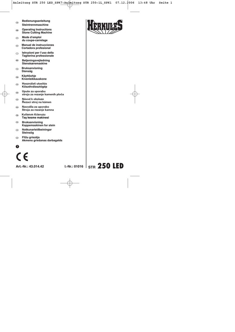 HERKULES STR 250 LED operating instructions