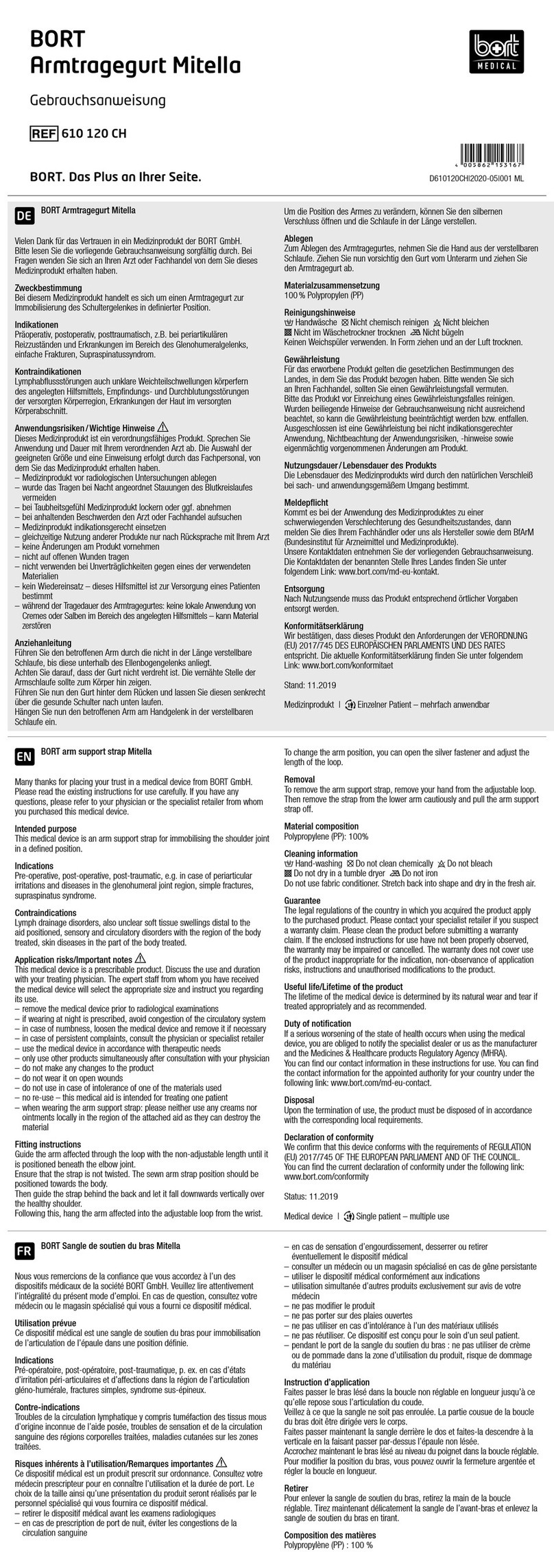 Bort Mitella User manual