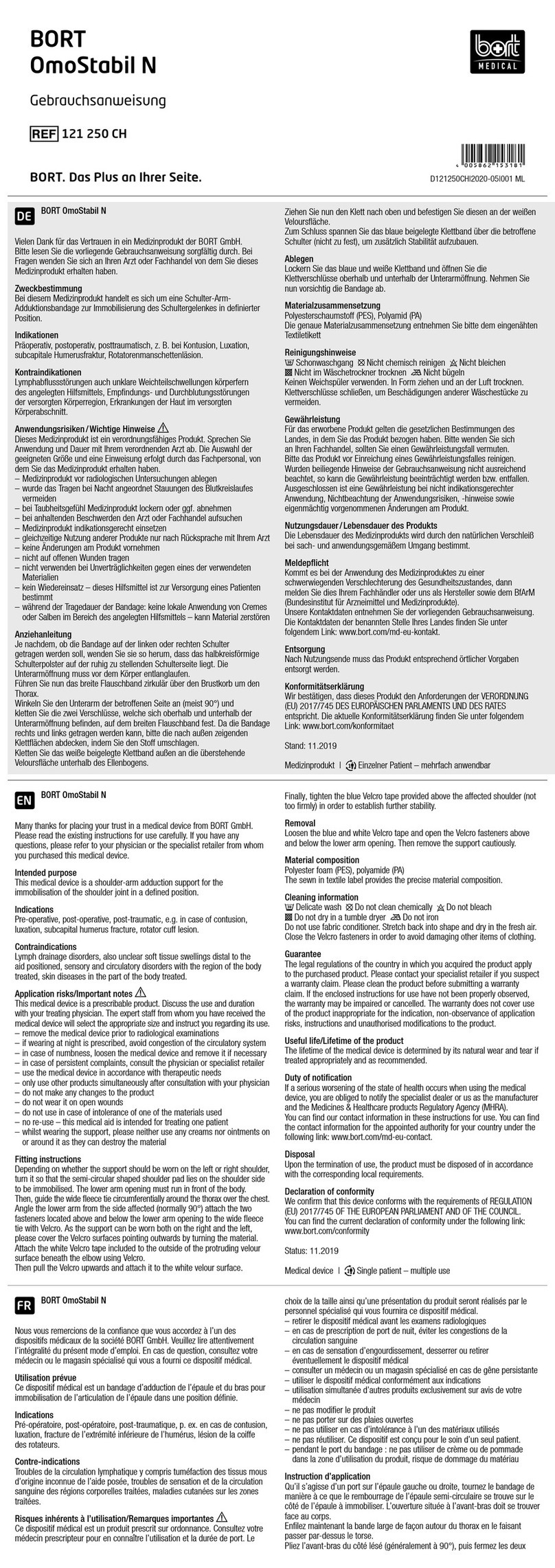 Bort OmoStabil N manual