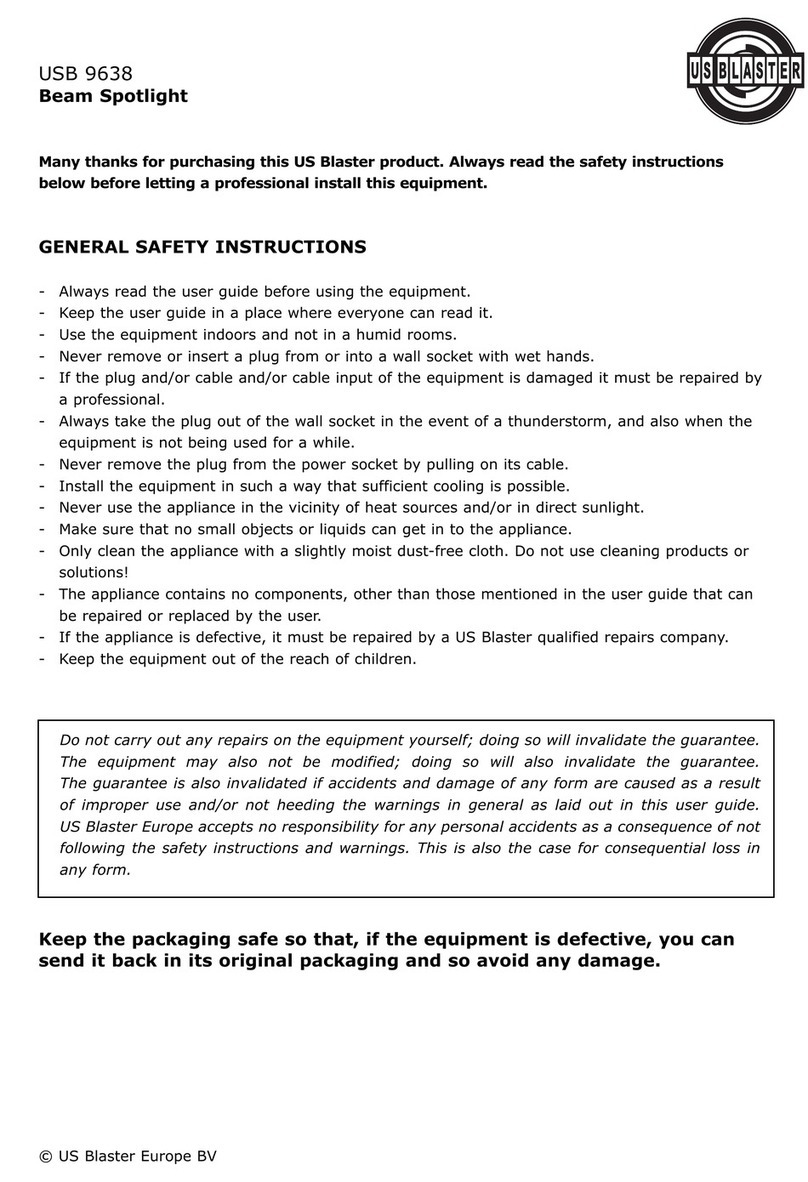 US Blaster USB 9638 manual