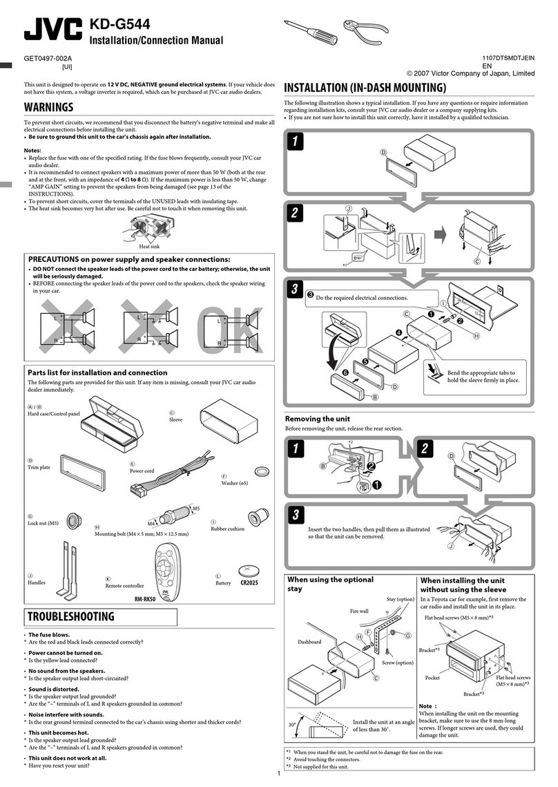 JVC KD-G544 Guide