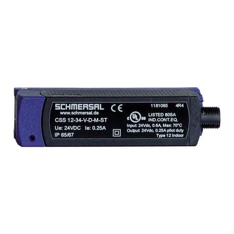 schmersal CSS 34F0 operating instructions schmersal CSS 34F0 operating instructions