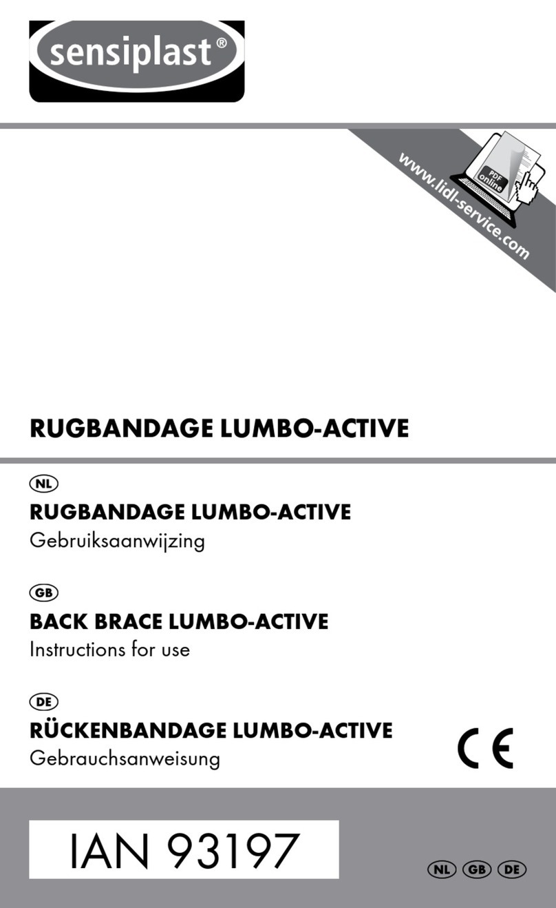 sensiplast 93197 Instructions for use