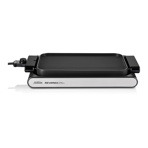 Sunbeam ReversaGrill User manual