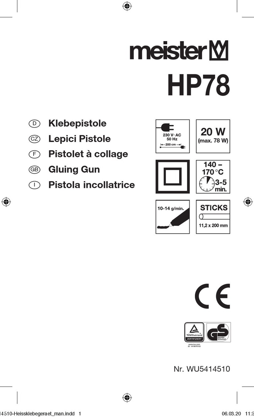 Meister HP78 Operating instructions & safety hints