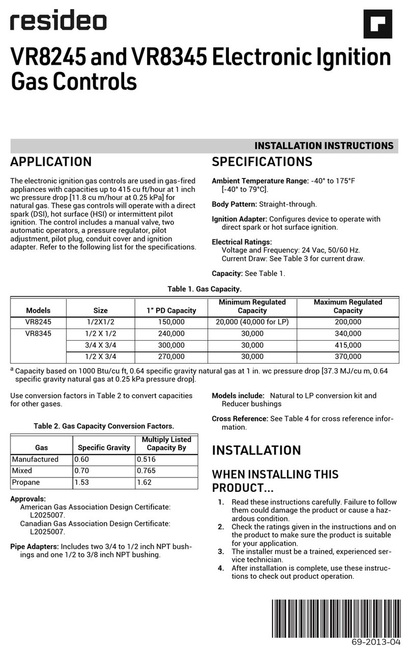 resideo VR8245 Series installation instructions