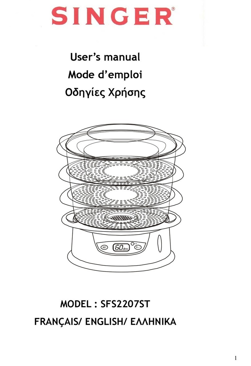 Singer SFS2207ST user manual