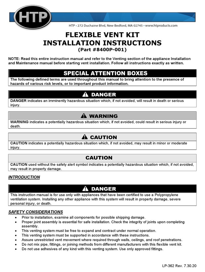 HTP 8400P-001 User manual